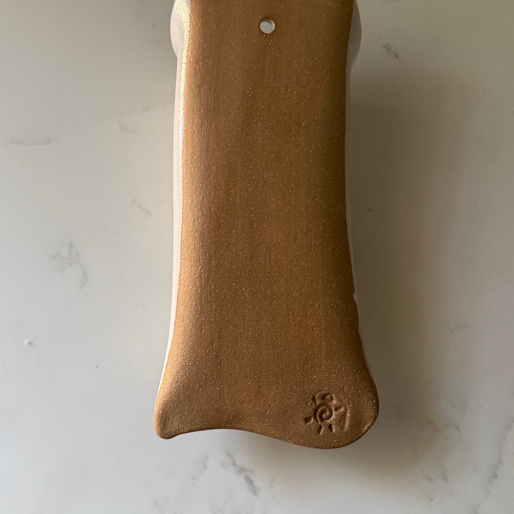 Handmade Pottery Wall Pocket - Picture 5 of 9